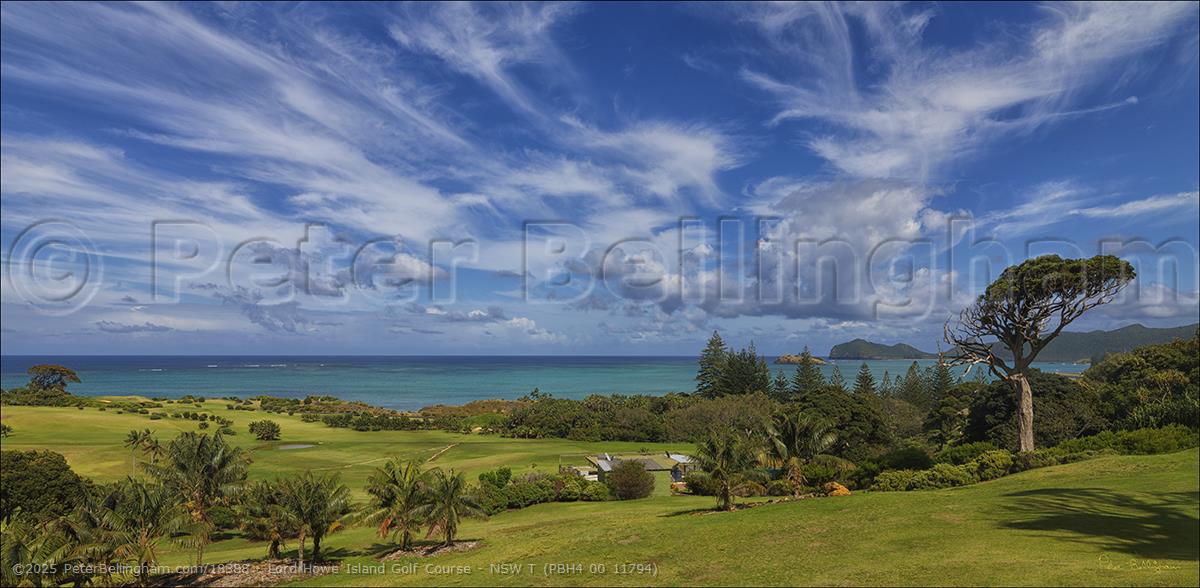 Peter Bellingham Photography Lord Howe Island Golf Course - NSW T (PBH4 00 11794)